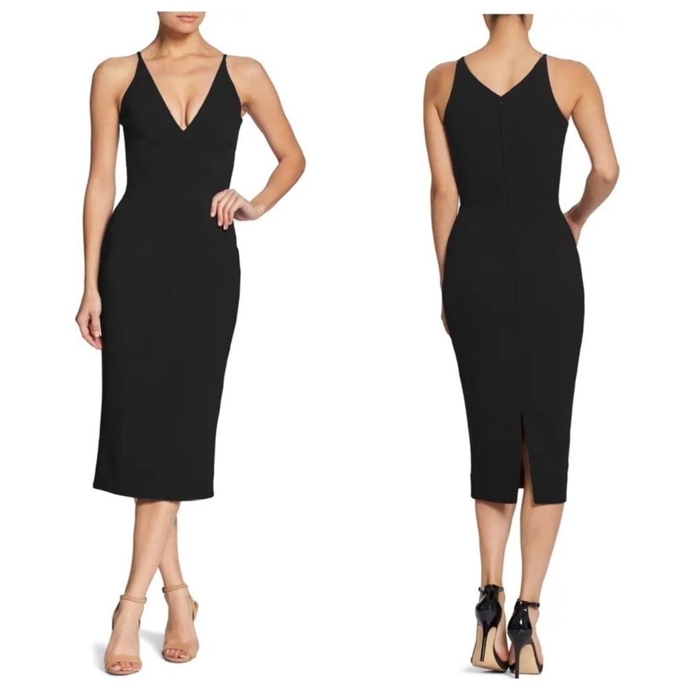 Dress the‎ Population Lyla Crepe Cocktail Dress